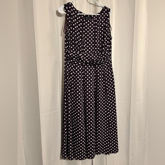 Perceptions Dresses & Skirts - Perceptions Black and White Polka Dot Maxi Dress